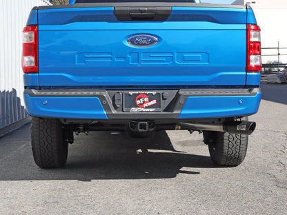 aFe Apollo GT 3in 409 SS Cat-Back Exhaust 2021 Ford F-150 V6 2.7L/3.5L (tt)/V8 5.0L w/ Black Tips aFe