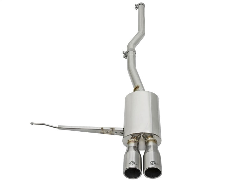 aFe MACHForce XP Exhausts Cat-Back SS-304 14-17 Mini Cooper S Hardtop 2-Door w/ Polished Tips aFe