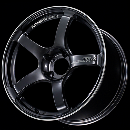 ADVAN Racing TC-4 17x7.5 +50 5x100 Wheel - Gunmetallic & Ring - YAD7F50DGMR