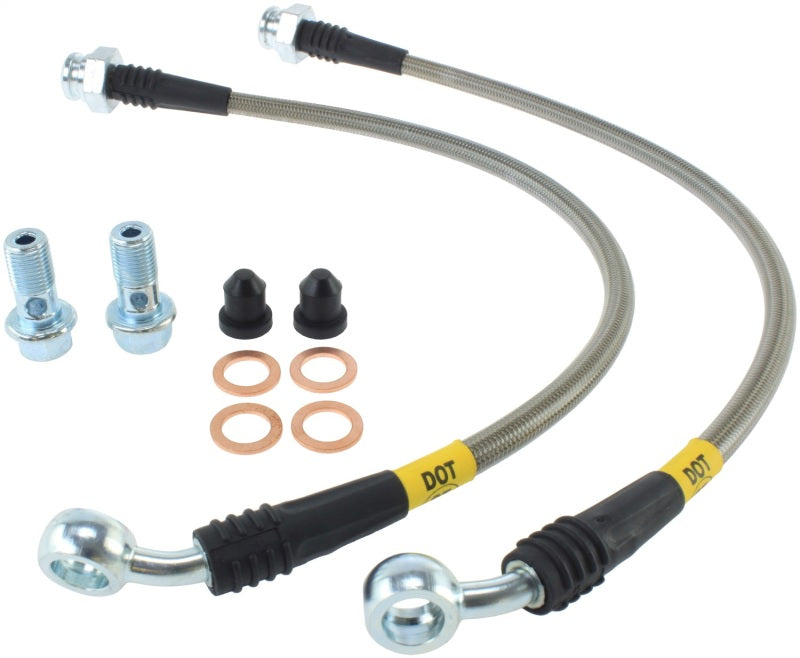 StopTech Stainless Steel Brake Line Kit - Rear - eliteracefab.com