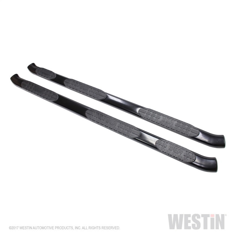 Westin 2017-2018 Ford F-250/350 SuperCab (8ft Bed) PRO TRAXX 5 WTW Oval Nerf Step Bars - Black