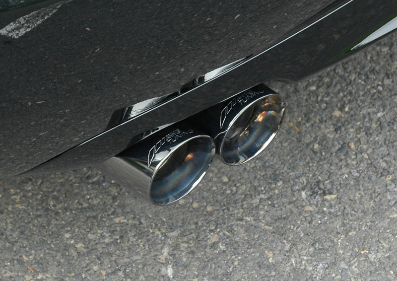 AWE Tuning Audi B7 A4 3.2L Track Edition Quad Tip Exhaust - Diamond Black Tips AWE Tuning