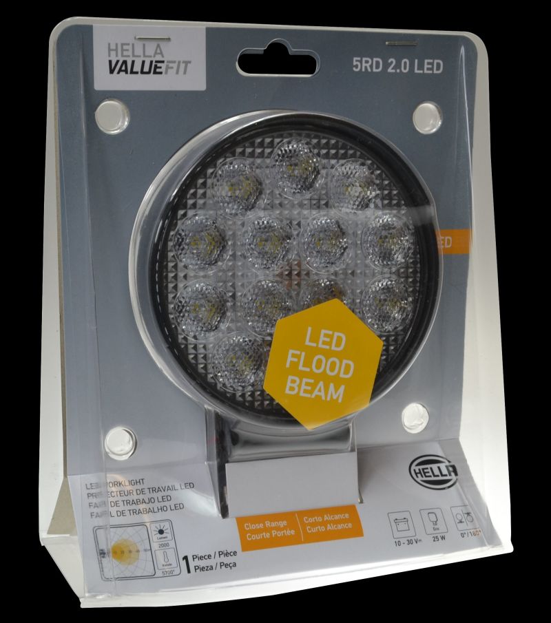 Hella ValueFit Work Light 5RD 2.0 LED MV CR LT - eliteracefab.com