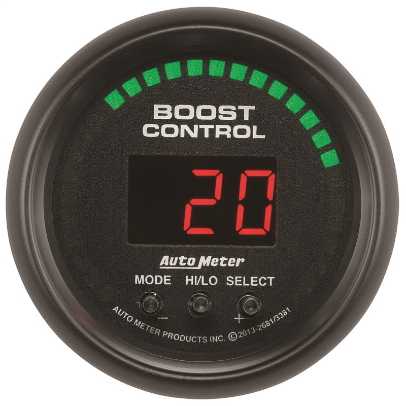 Autometer Z-Series/ES 52mm 30inHG/30psi Digital Boost Controller 2681