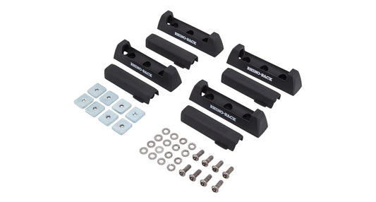 Rhino-Rack Quick Mount Leg Base & Cover w/Hardware (4 pcs) - QMFK02