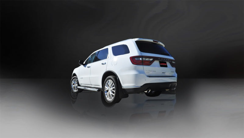 Corsa 11-14 Dodge Durango 5.7L V8 Polished Sport Dual Rear Cat-Back Exhaust - eliteracefab.com