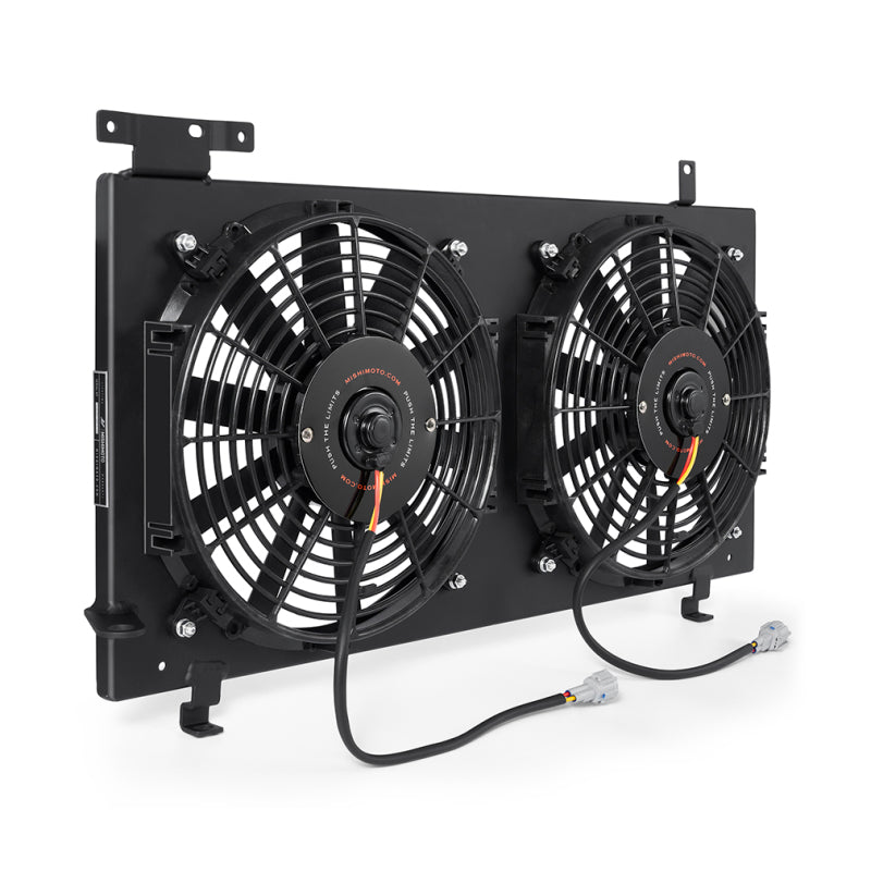 Mishimoto 08+ Subaru WRX/STI PNP Aluminum Fan Shroud Black - eliteracefab.com