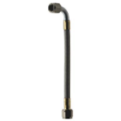 Fragola -6AN Hose Assembly Straight x 90 Degree Alum Nut 72in Fragola