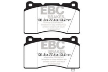 Load image into Gallery viewer, EBC 09+ Hyundai Genesis Coupe 2.0 Turbo (Brembo) Redstuff Front Brake Pads - eliteracefab.com