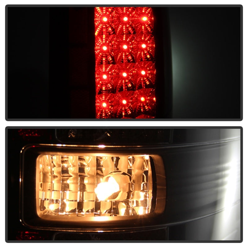 Spyder Ford F150 09-14 LED Tail Lights Black Smoke ALT-YD-FF15009-LED-BSM - eliteracefab.com