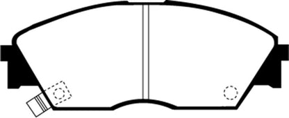 EBC 90-92 Honda Civic CRX 1.6 Si Yellowstuff Front Brake Pads - eliteracefab.com