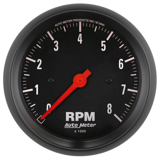 Autometer Z Series 85mm Electronic 8000 rpm Tachometer Gauge 2699