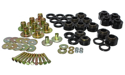 Energy Suspension 68-72 Chevy Chevelle/Monte Carlo/Malibu/El Camino Black Body Mount Set - eliteracefab.com