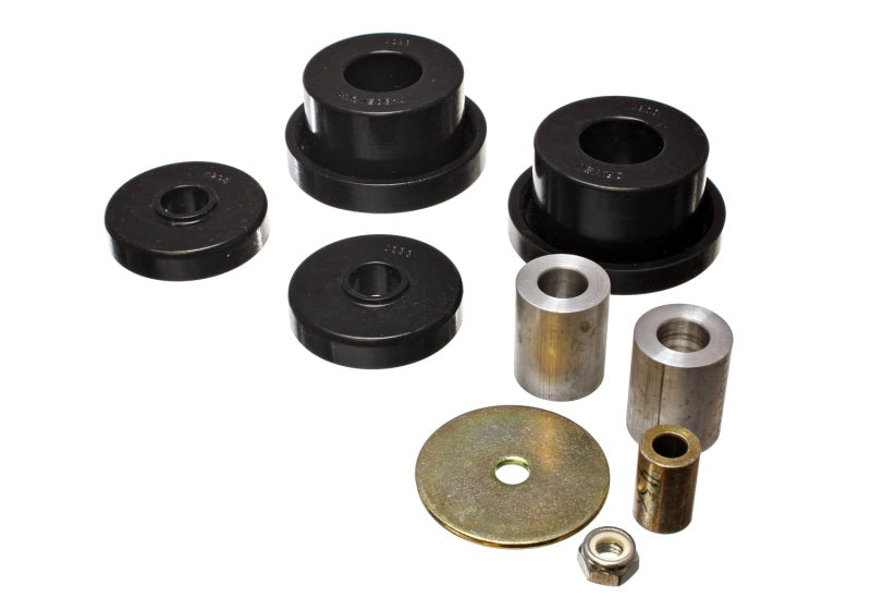 Energy Suspension 08-10 Chrysler Challenger/07-10 Charger RWD Black Rear Diff Mount Bushing Set - eliteracefab.com