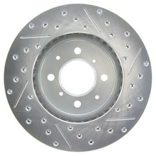 Load image into Gallery viewer, StopTech Select Sport 90-01 Acura Integra (exc. Type R) Slotted and Drilled Right Front Rotor - eliteracefab.com