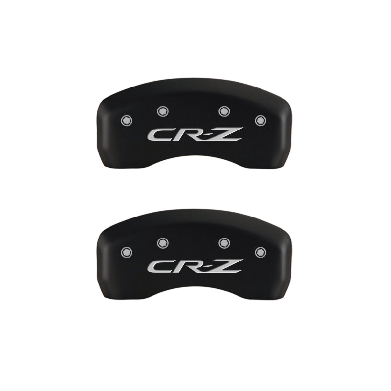 MGP 4 Caliper Covers Engraved Front Honda Engraved Rear CR-Z Red finish silver ch MGP