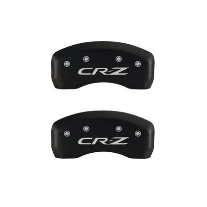 MGP 4 Caliper Covers Engraved Front Honda Engraved Rear CR-Z Red finish silver ch MGP