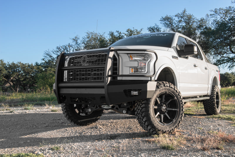 Road Armor 15-17 Ford F-150 Vaquero Front Bumper Full Guard - Tex Blk Road Armor