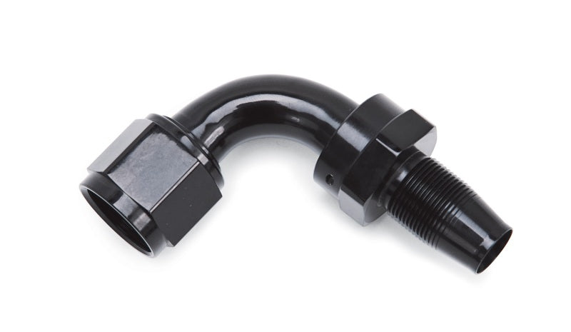 Russell Performance -6 AN 90 Degree Hose End Without Socket - Black - eliteracefab.com