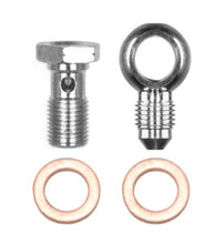 Load image into Gallery viewer, Wilwood Banjo Fitting Kit -3 male to 10mm-1.00 Banjo Bolt &amp; Crush Washers (1 qty) - eliteracefab.com