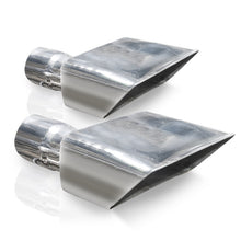 Load image into Gallery viewer, Stainless Works Hot Rod Box Exhaust Tips 2.5in Inlet Stainless Works