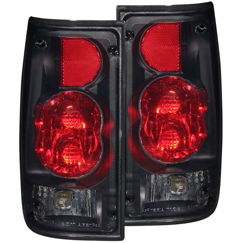 ANZO 1989-1995 Toyota Pickup Taillights Dark Smoke G2 - eliteracefab.com