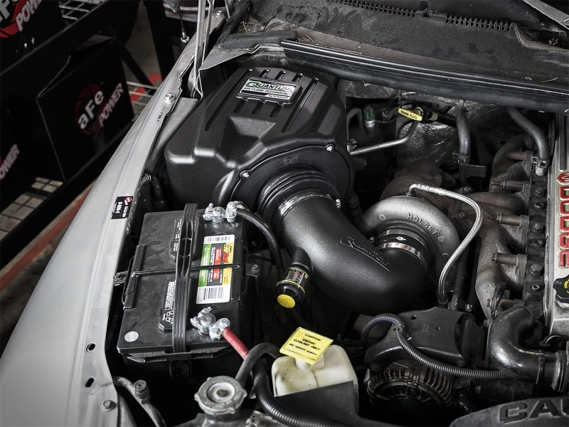 aFe Quantum Pro DRY S Cold Air Intake System 94-02 Dodge Cummins L6-5.9L - Dry - eliteracefab.com