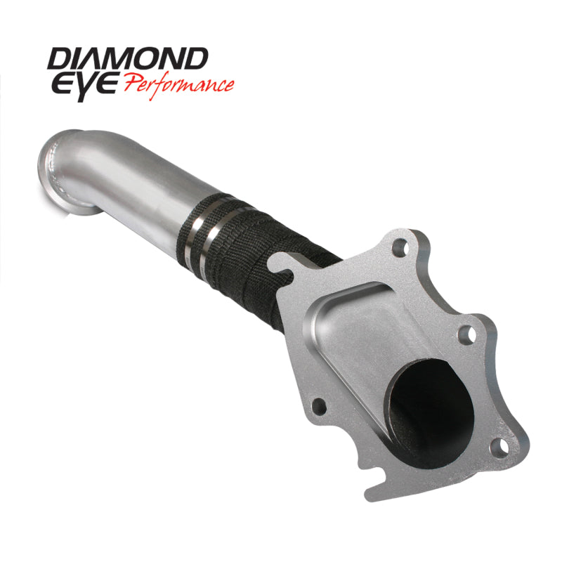 Diamond Eye TURBO-DIRECT 3in AL CHEVY LB7 DURAMAX 01-04 5 BTWN TURBO & F PIPE TRANS DIPSTICK MOD REQ Diamond Eye Performance