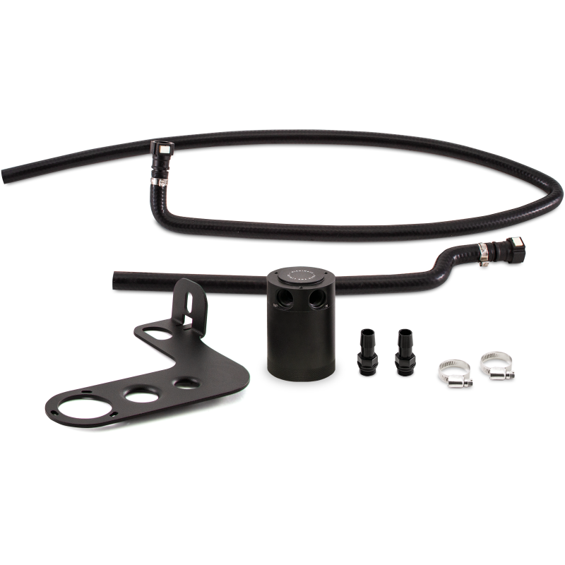 Mishimoto 10-15 Chevrolet Camaro SS (Automatic) Baffled Oil Catch Can Kit - Black - eliteracefab.com