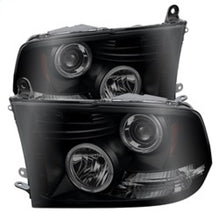 Load image into Gallery viewer, Spyder Dodge Ram 1500 09-14 Projector Headlights Halogen- LED Halo LED - Blk Smke PRO-YD-DR09-HL-BSM - eliteracefab.com