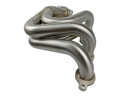 aFe Twisted 304SS Header 2020 Chevy Corvette (C8) 6.2L V8 - Brushed - eliteracefab.com