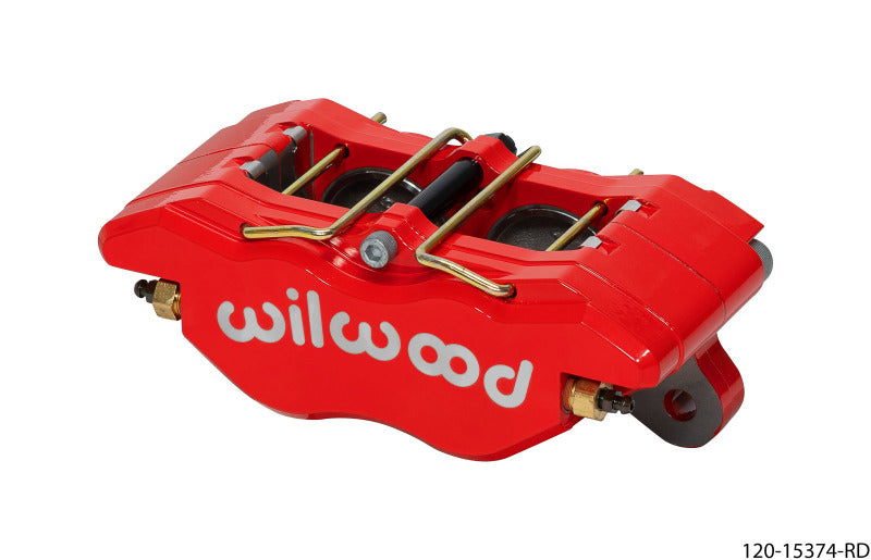 Wilwood Caliper - Off-Road Dynapro Narrow 5.25in Mount - 1.75/1.75in Pistons .38in Disc - Red Wilwood