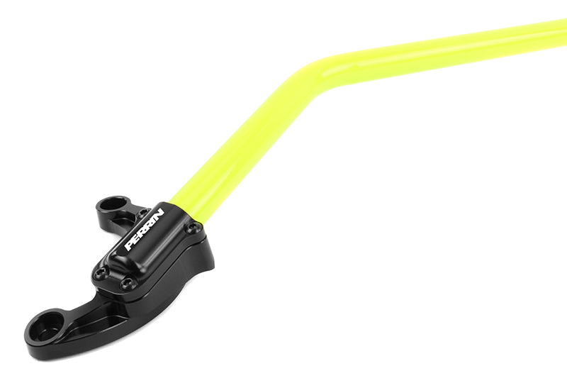 Perrin Front Strut Brace Neon Yellow For Subaru 2008+ WRX/STI - eliteracefab.com