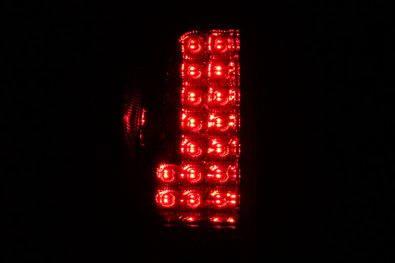 ANZO 2005-2008 Nissan Frontier LED Taillights Red/Clear - eliteracefab.com