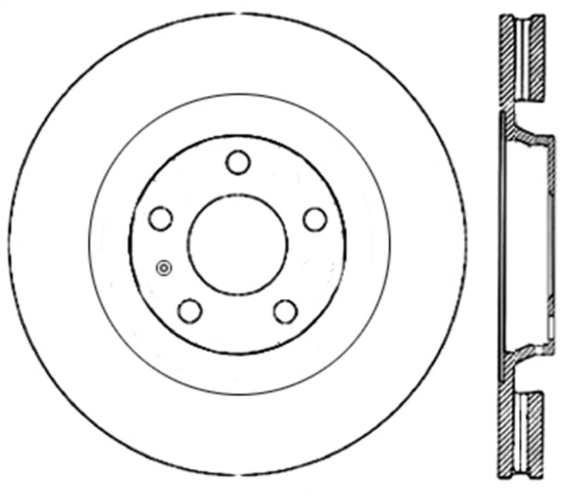 StopTech Drilled Sport Brake Rotor Stoptech