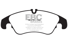 EBC 11 Audi A6 2.0 Turbo Redstuff Front Brake Pads - eliteracefab.com