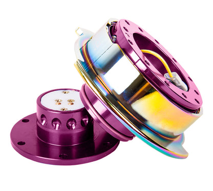 NRG Quick Release Gen 2.5 - Purple Body / Neochrome Ring - SRK-250PP/MC