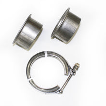 Load image into Gallery viewer, JBA 2.5in Stainless Steel V-Band Clamp &amp; Flanges JBA