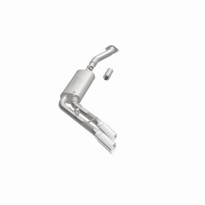 MagnaFlow 11-13 Ford F-150 Pickup Dual Same Side Before P/S Rear Tire Stainless CatBack Perf Exhaust Magnaflow