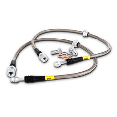 STOPTECH 4/90-99 MISTSUBISHI 3000GT STAINLESS STEEL FRONT BRAKE LINES, 950.46003 - eliteracefab.com