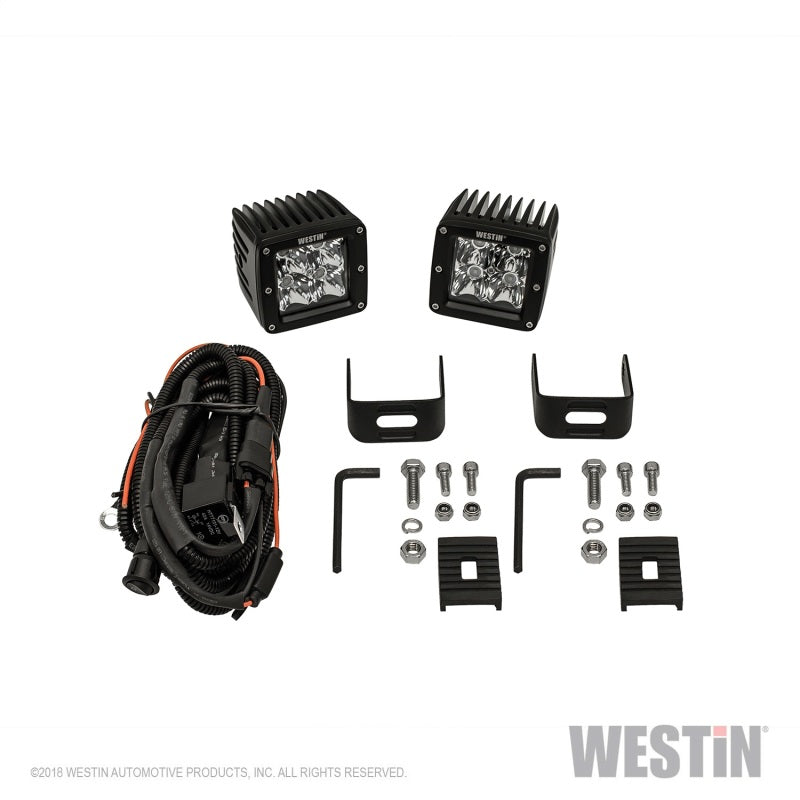 Westin Compact LED 5W 3.2 inch x 3 inch (Set of 2) - Black