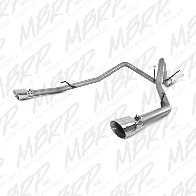 MBRP 2009 Dodge Ram 1500 5.7L Cat Back Dual Split Rear - eliteracefab.com