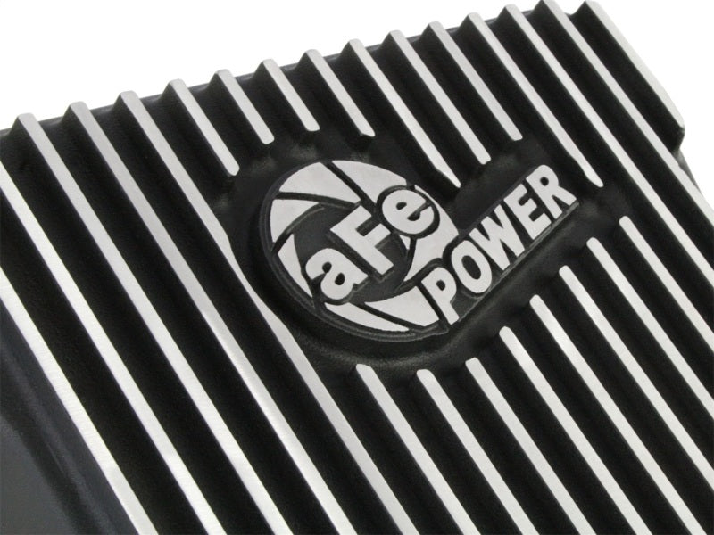 aFe Power Cover Trans Pan Machined Trans Pan GM Diesel Trucks 01-12 V8-6.6L Machined - eliteracefab.com