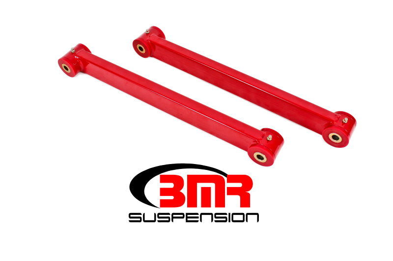 BMR LOWER CONTROL ARMS BOXED NON-ADJ POLY RED 1X2 (05-14 MUSTANG/GT500) - eliteracefab.com