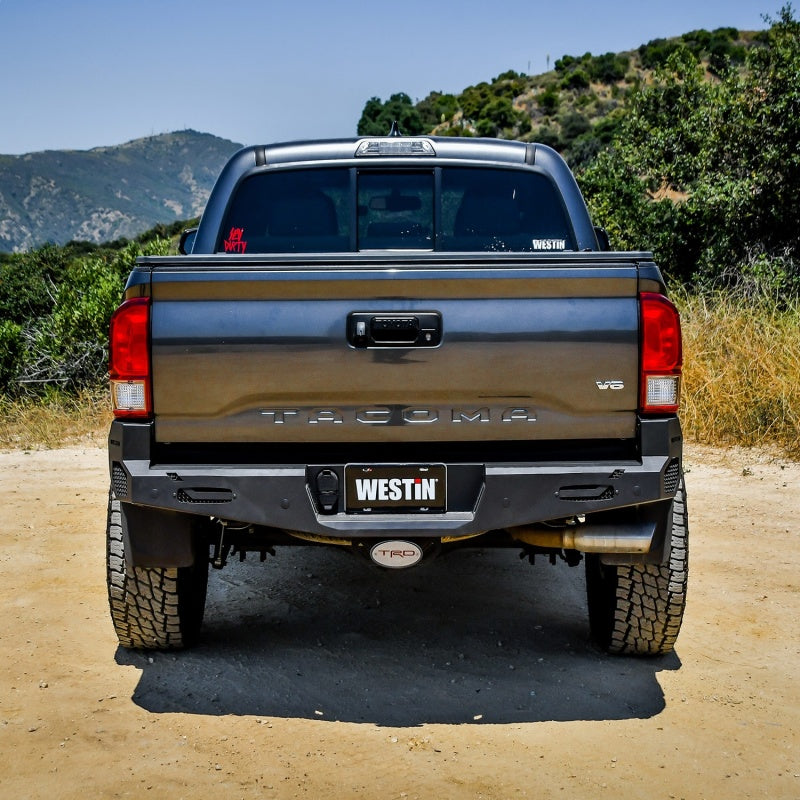 Westin 16-20 Toyota Tacoma Pro-Series Rear Bumper - Textured Black - eliteracefab.com