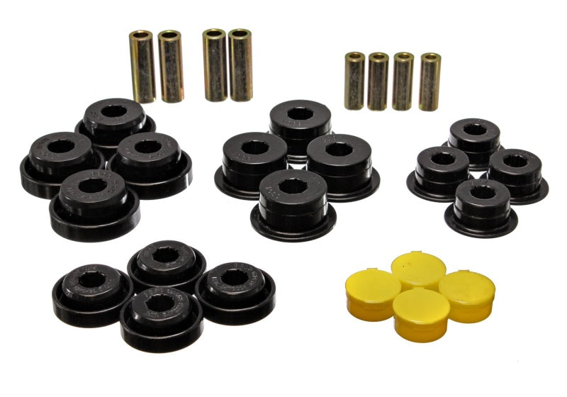 Energy Suspension 97-06 Jeep Wrangler TJ Blk Rear Control Arm Bushings (Must reuse OEM Outer Shells - eliteracefab.com