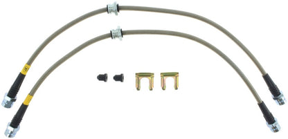 STOPTECH 08-12 VW GOLF R32/GOLF R FRONT STAINLESS STEEL BRAKE LINE KIT, 950.33024 - eliteracefab.com