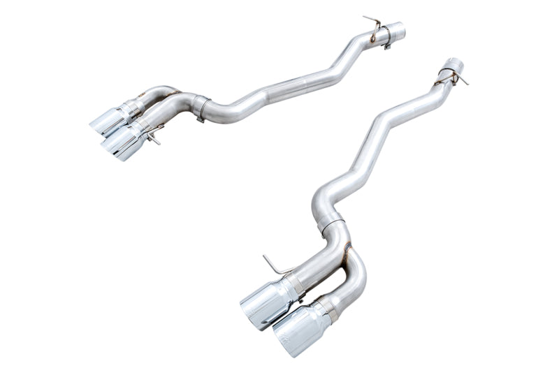 AWE Tuning 18-19 BMW M5 (F90) 4.4T AWD Axle-back Exhaust - Track Edition (Chrome Silver Tips) AWE Tuning