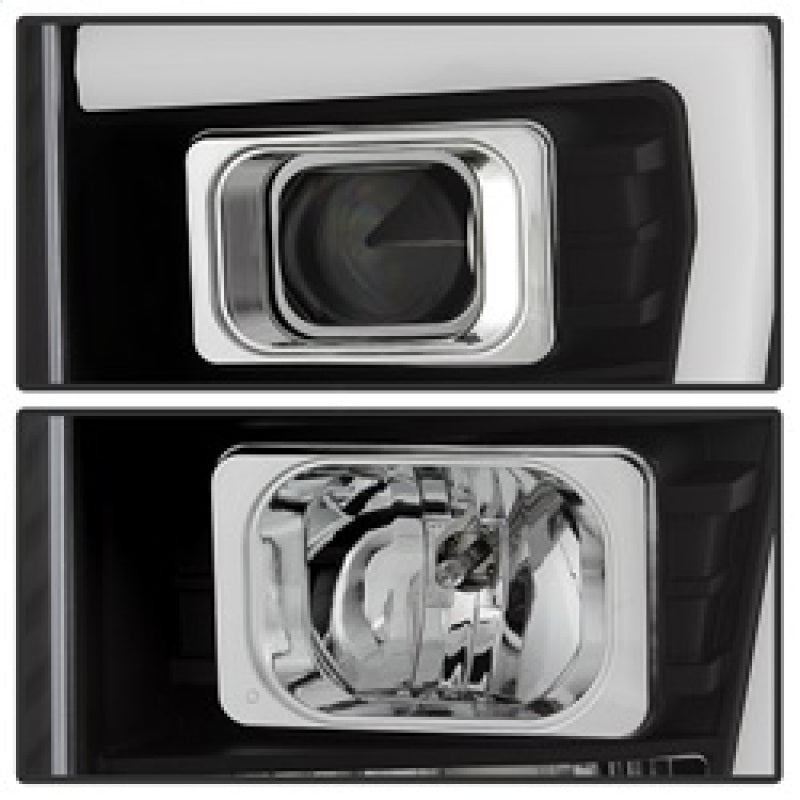 Spyder Ford F-250/F-350/F450 Super Duty 11-16 V2 Projector Headlights - Black (PRO-YD-FS11V2-LB-BK) - eliteracefab.com