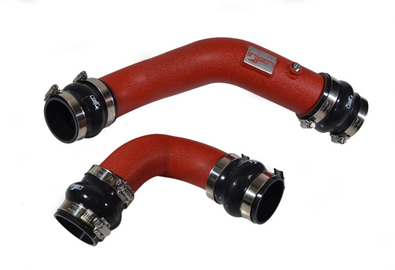 Injen 17-19 Honda Civic Type-R Aluminum Intercooler Piping Kit - Wrinkle Red - eliteracefab.com